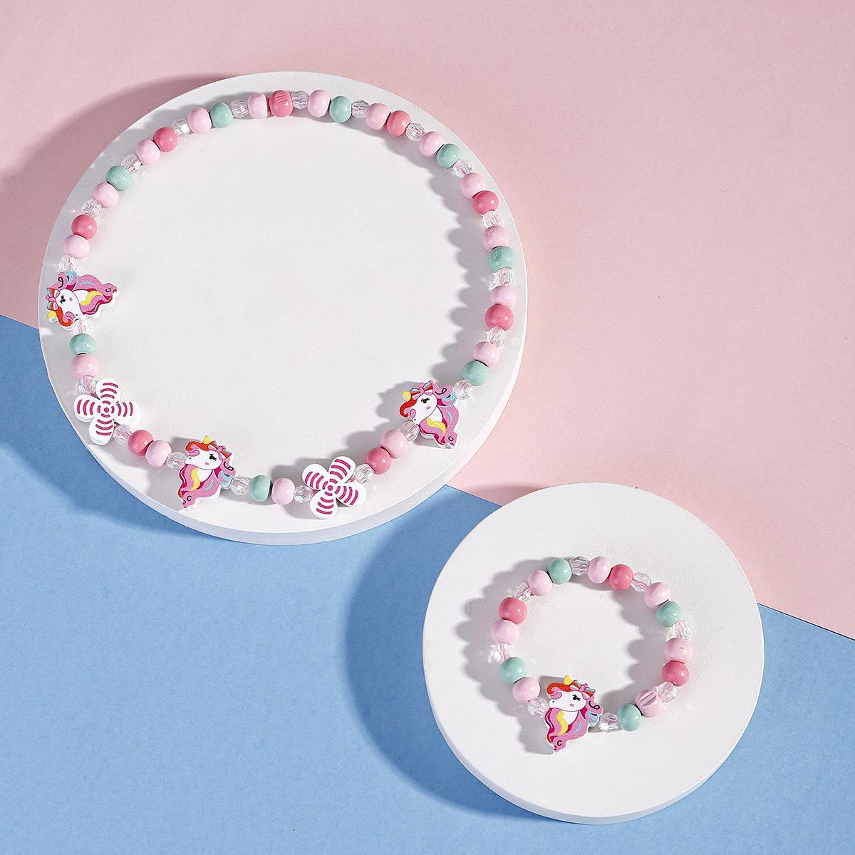 

Набір дитячих світних намист та браслетів, 2/5 шт., Мультяшні принцеси, Ювелірні прикраси, Аксесуари, Іграшки для макіяжу для дітей, дівчаток, Подарунки на день народження