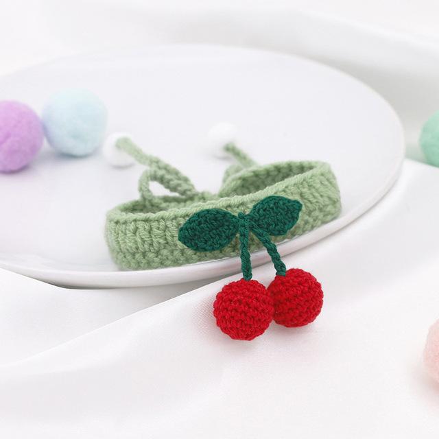 Necklace with Adjustable Pet Ball, Cute Hand Tie, F-floor, Christmas Pet Accessories, None UR, Dogs
