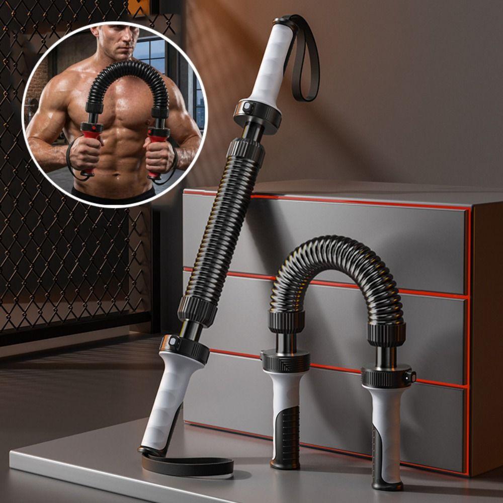 Adjustable Spring Strength Training Equipment Ergonomic Fitness Power Twister Bar Muscle Fitness