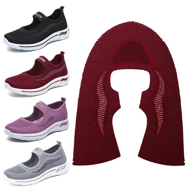 

2025 прямая поставка 3D летающий тканый верх материнских туфель вязаный верх липучка помощь поверхность в работе поддержка образец дизайна