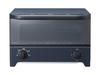 Kozumi KOS-1217/K Toaster Oven, 1200W, Stepless Temperature Control, 15-Minute Timer, 2-Slice Capacity, Mirror Glass Door, Black