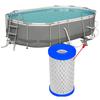9 Stück Filterpapier Poolfilterkartusche Poolfilter Ersatzteile Schwimmbeckenfilter für Intex Typ A/C Serie