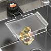 Folded Design Sink Strainer Basket With Disposable Filter Mesh Garbage Drain Rack  Waste