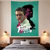 Fight Club Norton Pitt Red Teal Fan Art Movie Poster