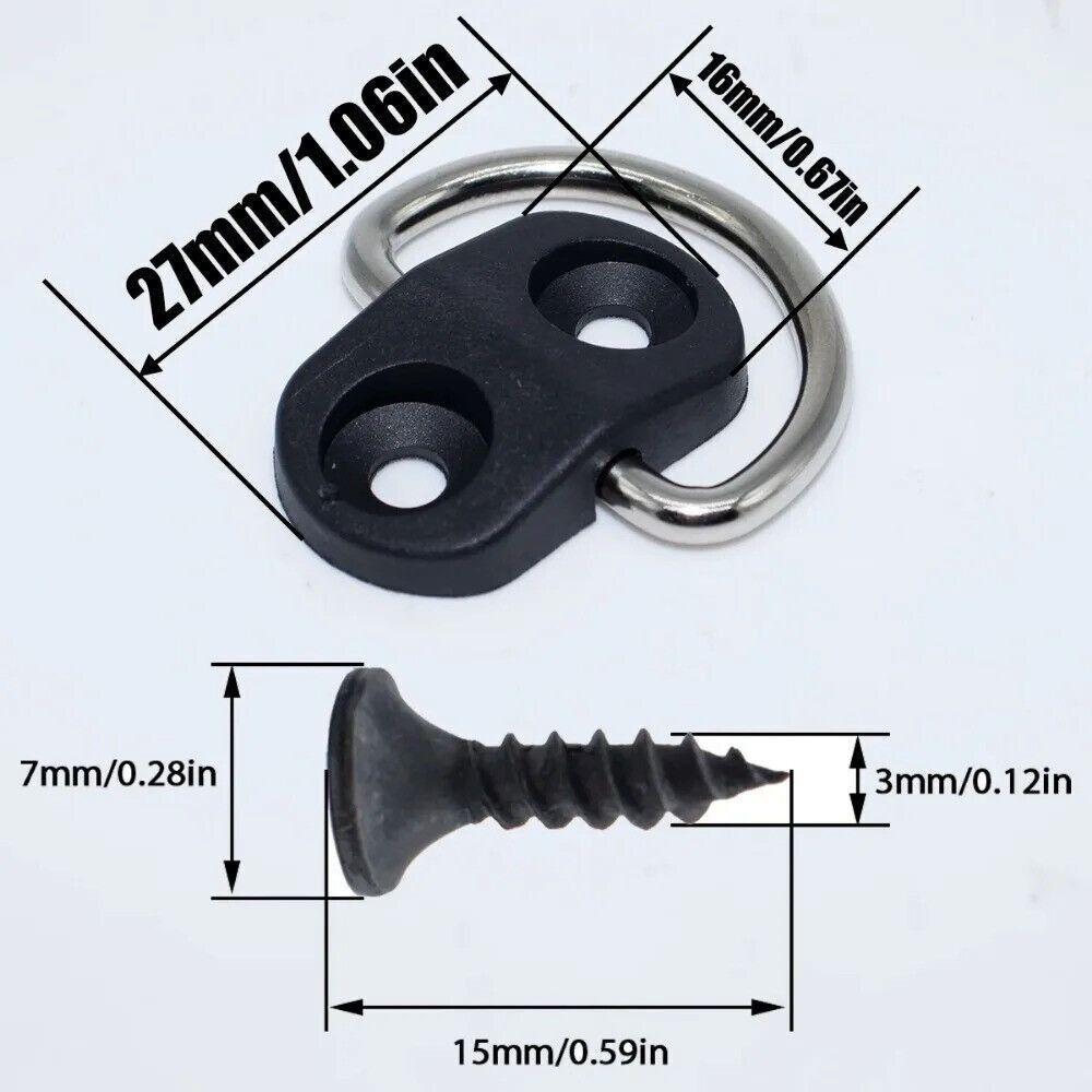 Flat Screen Net Fixings Clips Ring Loop Tie Down Hook Part Fixings D-type Pull Ring  SUV Pickup