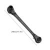 Double Head Ratchet Spanner With Reversible Drive Systems 4 Way Operation Hexagonal Socket Design Carbon Steel