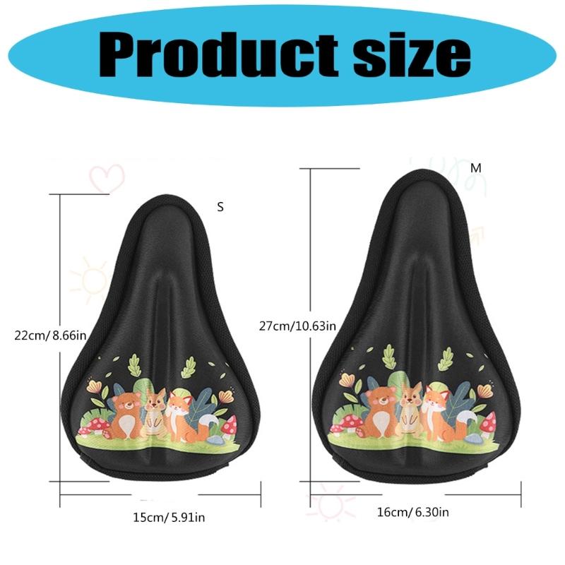 Thickened Bicycles Saddles Pad Kids Bicycles Seats Cushions Cover Bike Seats Protector Thickened Bicycles Saddles Pad