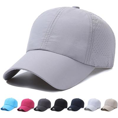 Schnell trocknende, atmungsaktive Sonnenschutzkappe für Damen, Sommer-Outdoor-Sport-Baseballkappe, einfarbig, Pferdeschwanz, Panama-Kappe, Sonnenblende