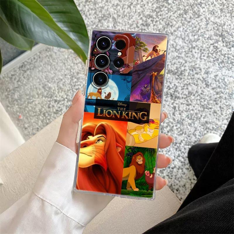 The Lion King Disney Transparent Case For Samsung Galaxy S26 S25 Ultra S24 S22 S26 Plus S20 S23 S21 S25 FE S24 5G Clear Cover