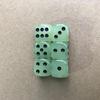 10 Pcs Six Sided Dices Acrylic Dices Board Game Acessories Table Game Dices Glow in Dark Dices for Game