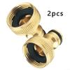 Garden Thread Connector Water Pipe Quick Adaptor 1.57*1.18in 3/4" To 1/2