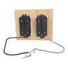 6 Strings Ceramic Magnet Pickup Guitar Replacement Neck and Bridge Set of 2Pcs