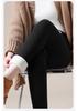 2025 Women's Plus Size Winter Maternity Leggings with Fleece Lining