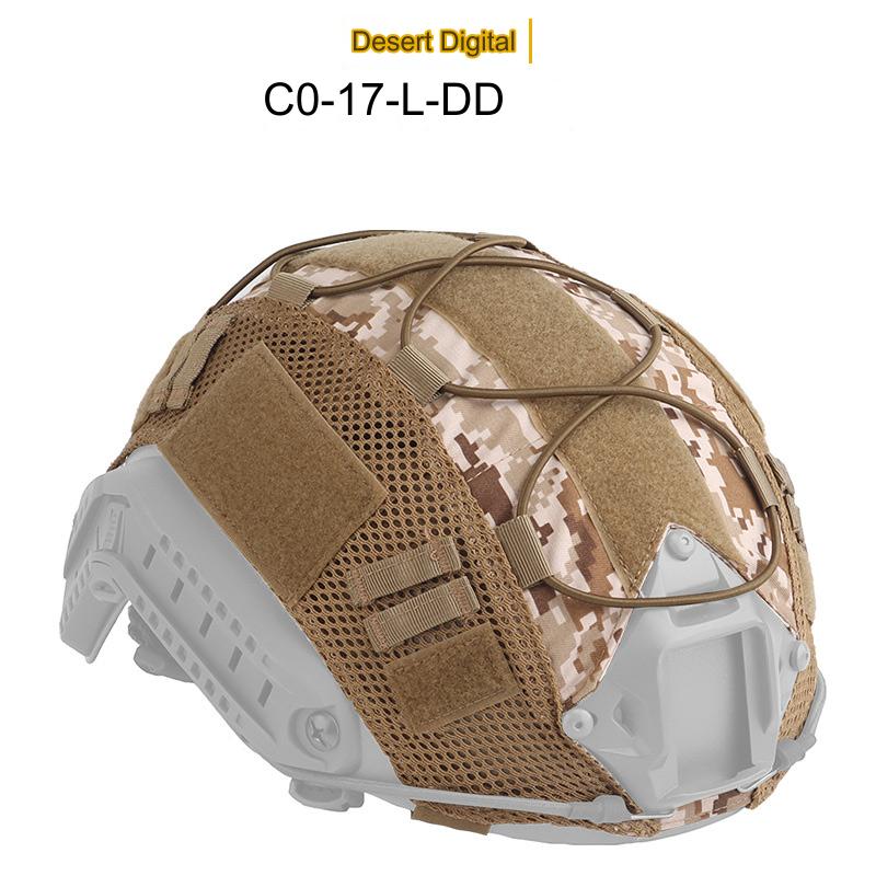 1 PC Multicam Tactical Helmet Cover for Fast MH PJ BJ OPS-Core Helmets Fast Helmet Protector Elasticated Cord with Elastic Cord