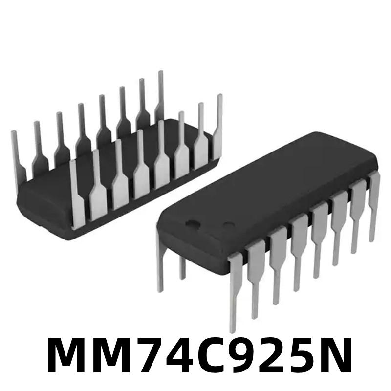 1PCS MM74C925N 74C925N 4-bit Counter and Multiplex Integrated Circuit Direct-plug DIP-16 NEW