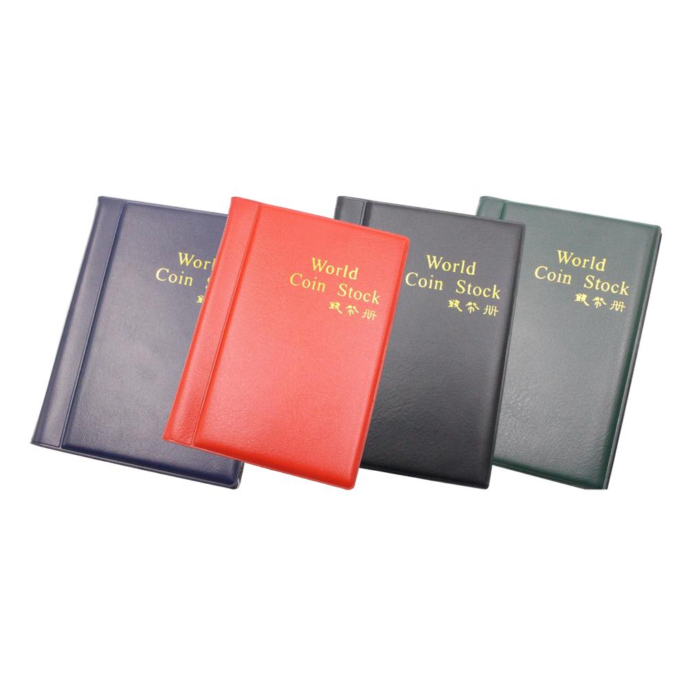 Münzsammlung Buch 120 Fächer Loseblatt-Album zur Aufbewahrung und Präsentation von Gedenkmünzen Medaillen und Abzeichen