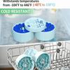 2/3Pcs Leak Free Vial Storage Inserts Leak-Proof 3ml Vial Size Food Jar Inserts Reusable 32oz Jar Capacity