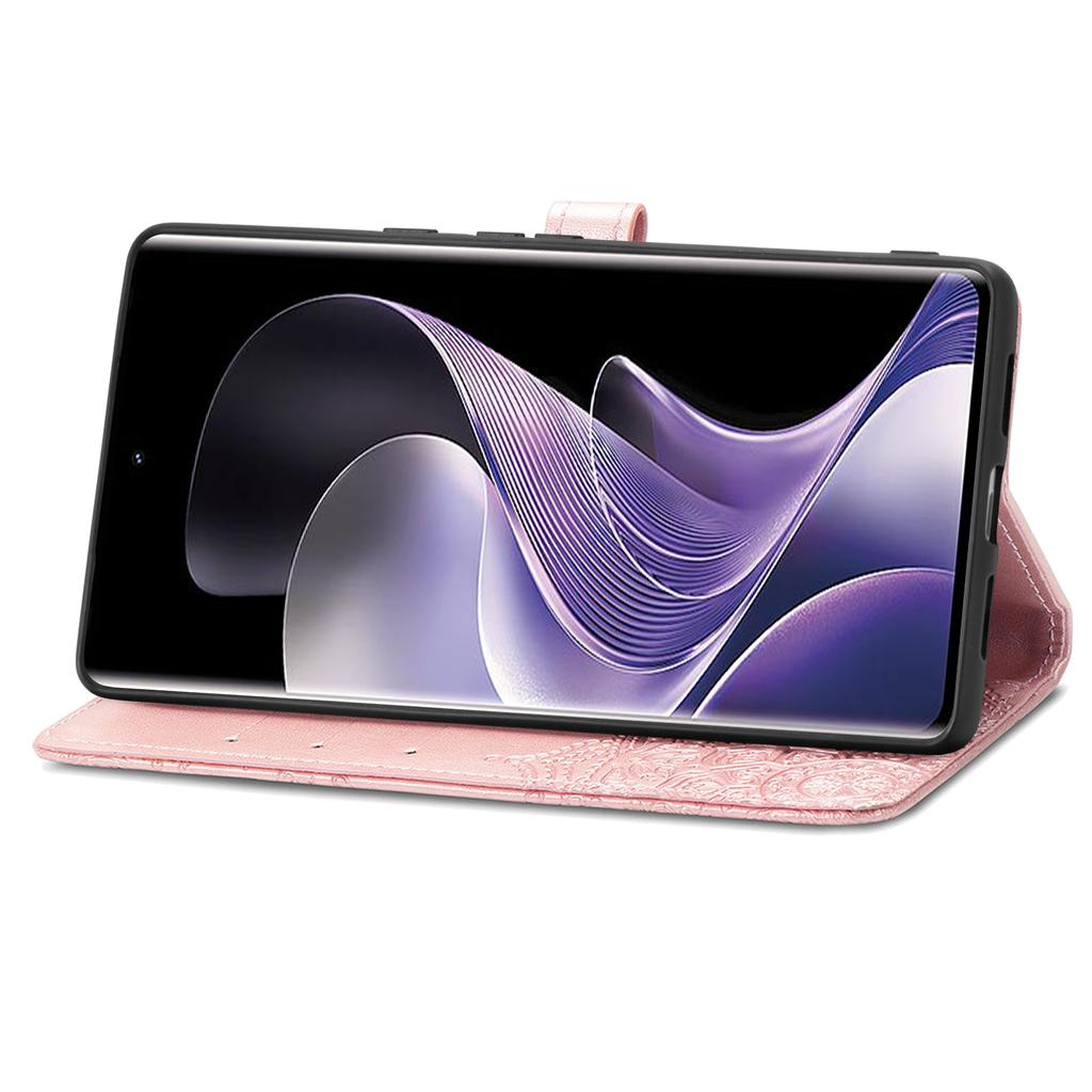 For Xiaomi Redmi Note 14 Pro 5G/Poco X7 5G Wallet Case Mandala Flower Leather Phone Cover Stand View