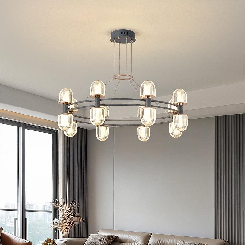 High-End Italian Nordic Designer Chandelier for Living Room, Hallway, Bar, Restaurant, or Bedroom Lighting