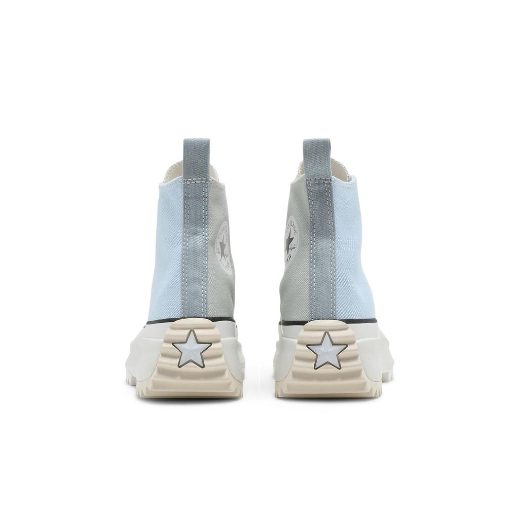 Converse Run Star Hike High 'Summer Denim - Blue' (Unisex) Blue / Vintage White / Black Canvas Shoes 171894C