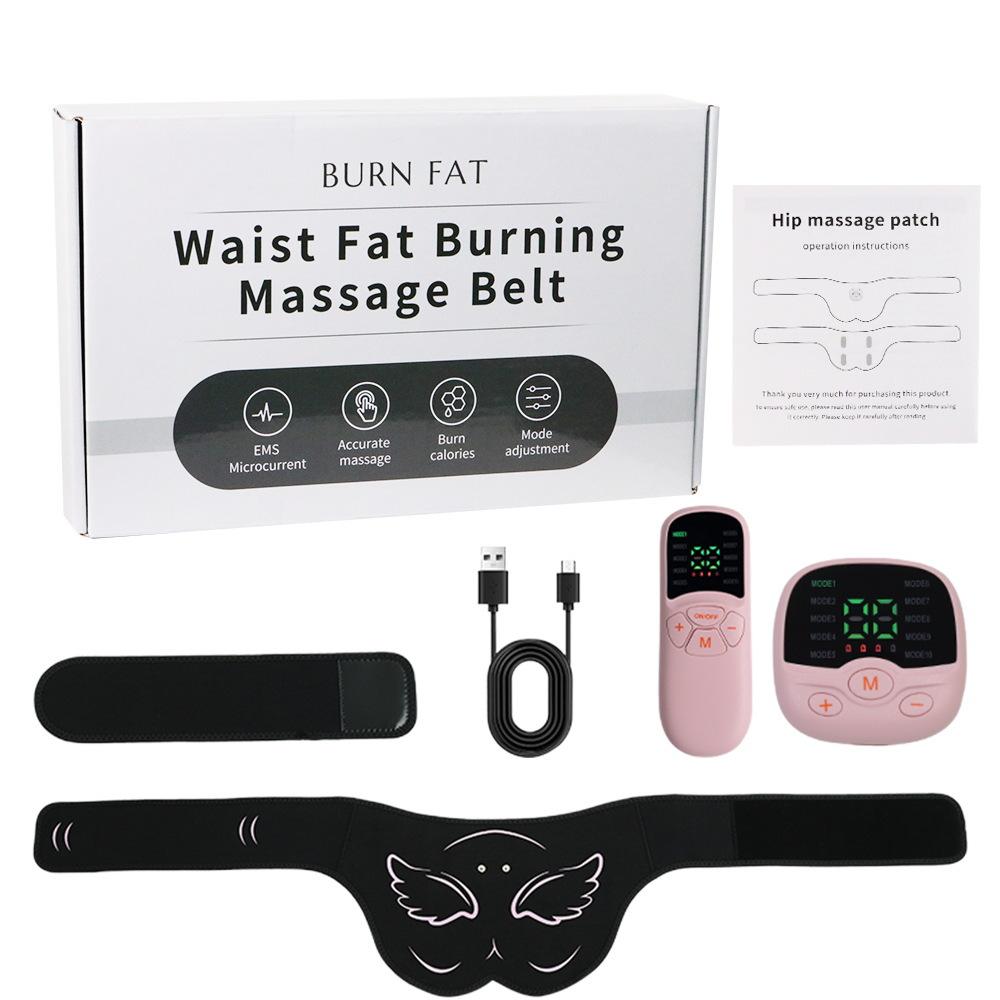 

New Arrived Remote Control Trainer Buttock Muscle Stimulator Lifting Up Butt Fitness Trainer Machine Belt Hip Massager розовый