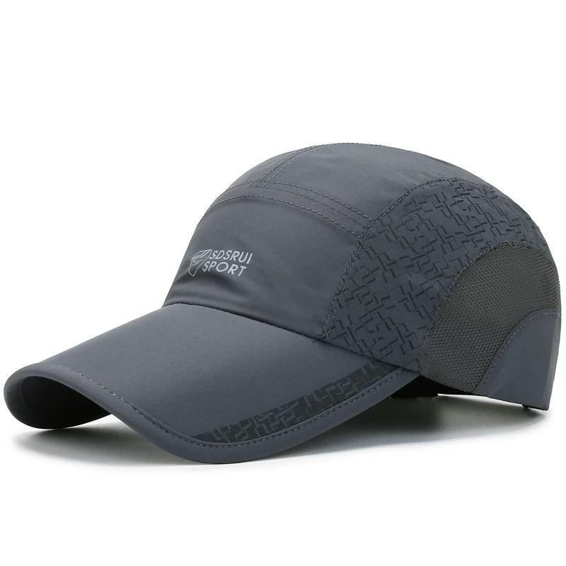 Men's hat spring and summer thin mesh breathable cap cool hat men's casual baseball cap sunscreen visor