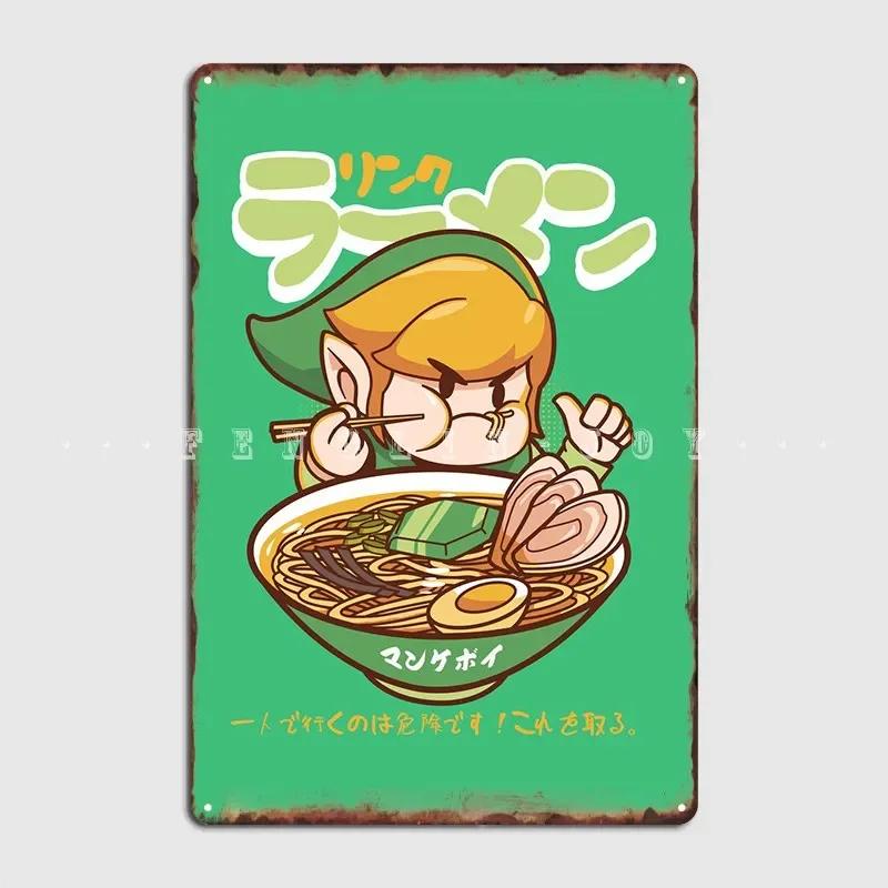 Linkramen Metal Sign Club Mural Customize Wall Decor Tin Sign Poster