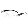 1 PC Half Frame Reading Glasses Women/Men Older Fashion Presbyopic Eyeglasses Portable High-definition Vision Care +1.0~+4.0