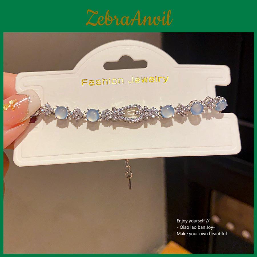 Geometrisches Zirkon Silberarmband für Damen Handgefertigt Eleganter Modeschmuck Geschenk für Sommer 2025