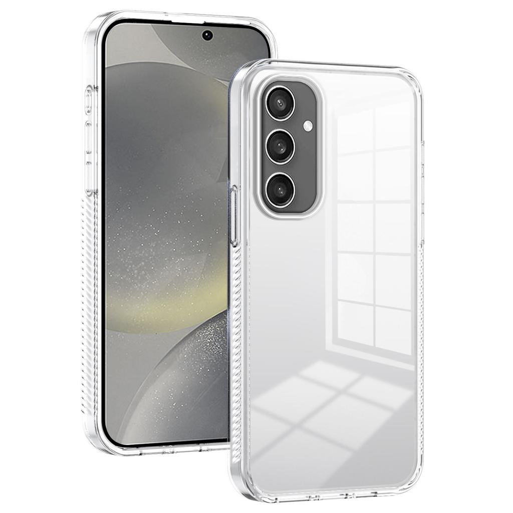 For Samsung Galaxy S24 Clear Phone Case TPU PC Anti-Slip Drop-Proof Back Cover