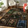Triceratops Collection Pattern Rug Floor Mat for Living Room or Bedroom Soft and Comfortable Carpet a Gift for Birthday and Holiday.