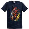 Lobster T Shirt Colorful Ocean Crustacean Art Seafood Lover Graphic Tee Gift