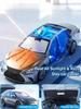 2026 Upgraded Holographic Double Layer Car Sun Visor, Laser Silver & Diamond Mesh Heat Insulation, Universal for Cars & SUVs