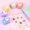 Creative Hole Punch & Paper Edge Scissors Kit - Various Flower Shaped Mini Embossing Punch For Children's DIY Greeting Card