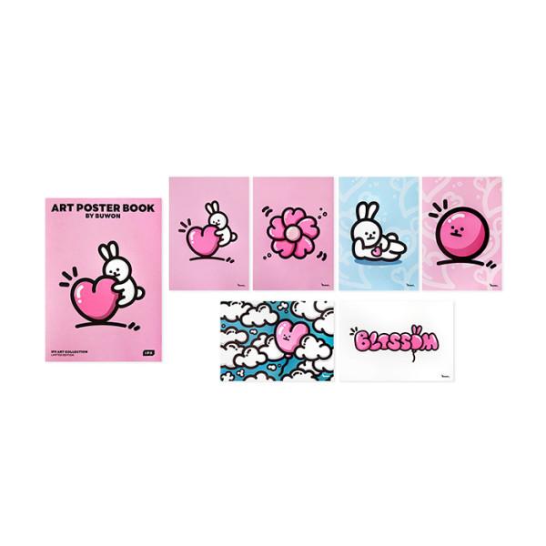 LINE FRIENDS Vice -B.B.Rabbit Poster Book Set