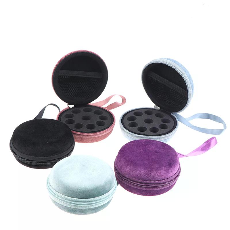 10 Slots 1-2ml Essential Oil Storage Bag Travel Portable Case Organizer
