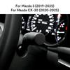 2PCS Top Suede Trim LHD RHD Sticker For Mazda 3 BP Axela CX30 CX-30 2019 2020 2025 2025 2025 2025 2025 Car Wiper Shift Lever