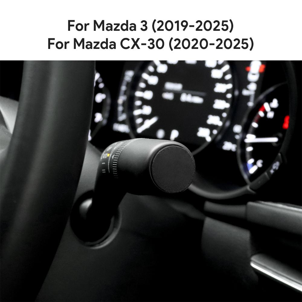 2PCS Top Suede Trim LHD RHD Sticker For Mazda 3 BP Axela CX30 CX-30 2019 2020 2025 2025 2025 2025 2025 Car Wiper Shift Lever