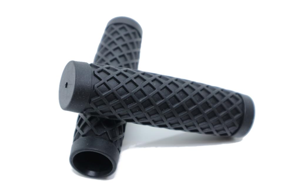 Beatus Базовые Велосипедные Грипсы Резиновые Противоскользящие Cross Design для Легкого 117mm чёрный