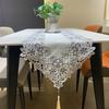 European Table Flag, Simple And Fashionable Style Table Cloth Embroidery Hollow Home Decoration Fringed Table Flag