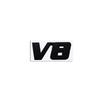 Metal 3D Badge  car displacement Logo Car Rear Trunk Body Sticker Emblem