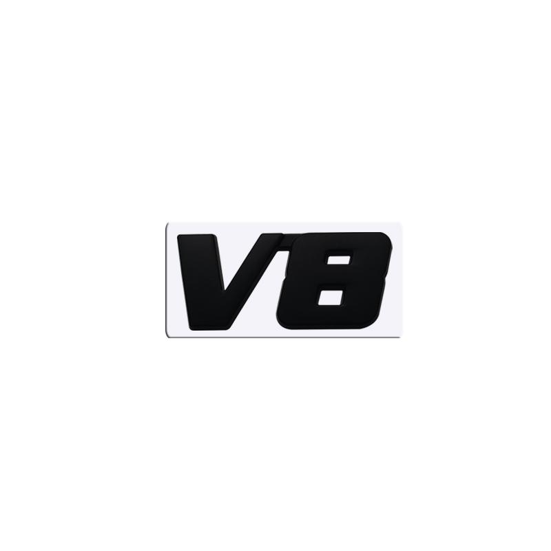 Metal 3D Badge car displacement Logo Car Rear Trunk Body Sticker Emblem