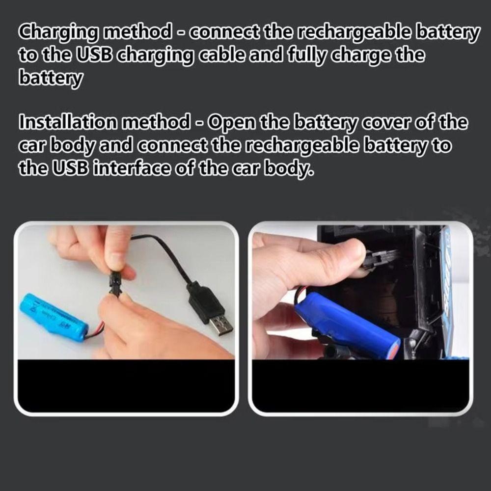 Vehicul de teren reîncărcabil cu telecomandă cu lumini Mașină de jucărie de teren Cadouri pentru copii