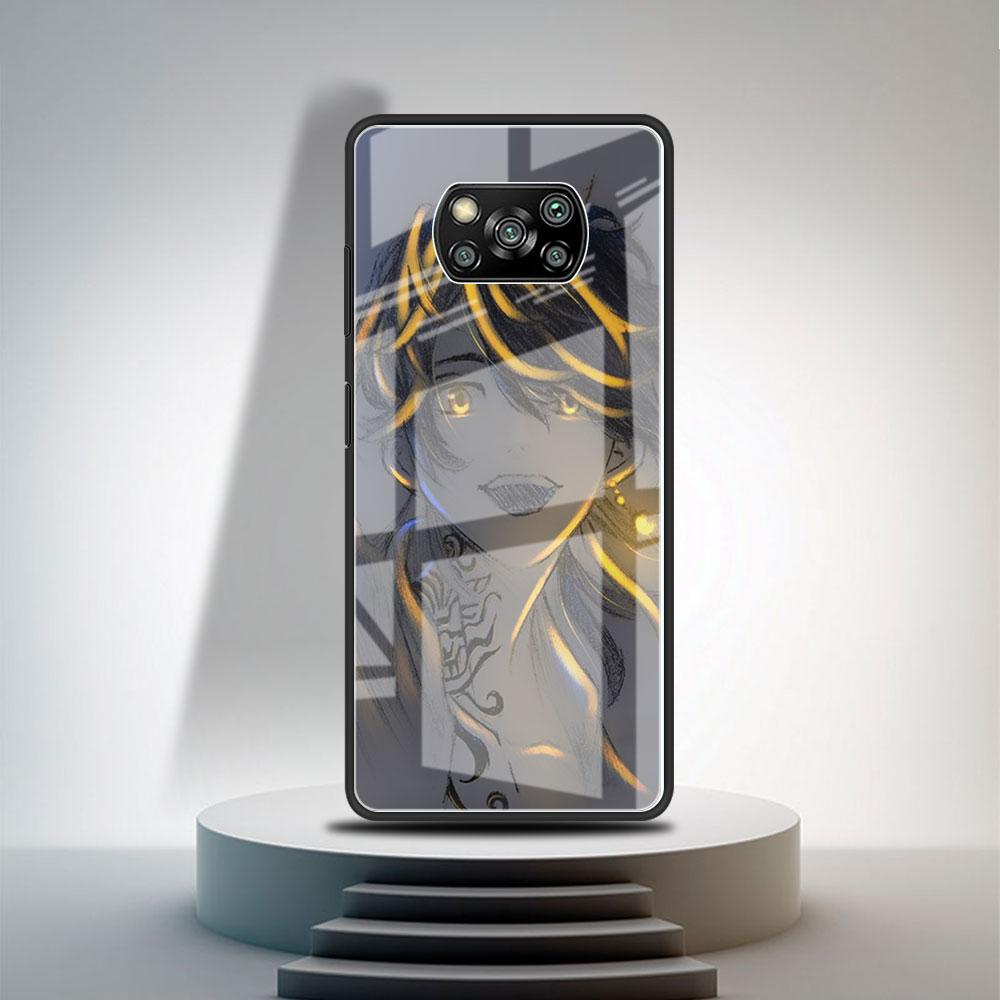 Glass Case For Xiaomi Poco X3 NFC 11 Lite 11T F3 M3 For Redmi Note 11 10 9 8 Pro 10S 9S 9A 9C Phone Cover Tokyo Revengers