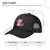 Cute Little Red Panda Eating Ramen Mesh Baseball Caps Snapback Fashion Baseball Hats Casquette Outdoor For Mens And Womens