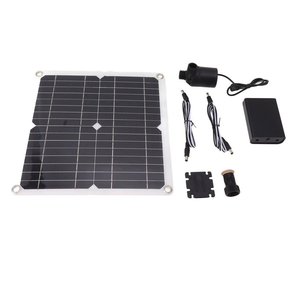 Solar Water Pump Kit Water Fountain Flower Irrigation Pump DC12V 22W with 100W Solar Panel