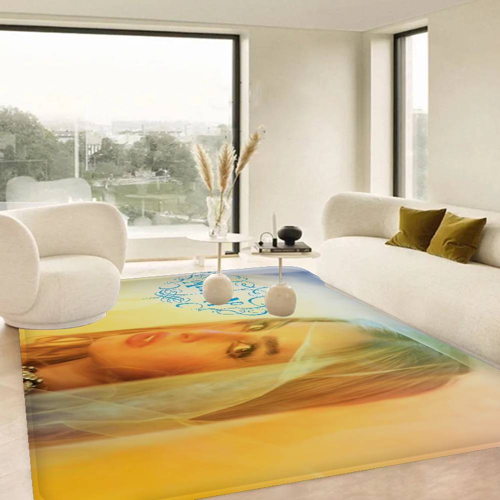 Singer A-Addison Rae Floor Mat INS Style Soft Bedroom Floor House Laundry Room Mat Anti-skid Household Carpets