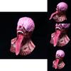 Latex Zombie Mask With Long Tongue For Halloween Cosplay Party Costume Accessory