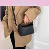 Stylish Lychee Pattern 2023 New Simple Winter Fashion Design Shoulder Crossbody Handbag