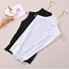 Fashion Sexy  Sleeveless Lace and Mesh Bottom Top with High Neck for Women